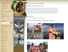 Tablet Screenshot of fishingtom.net